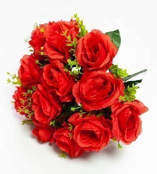 Букет розы Радуга 12 веток 12 цветков от магазина KALINA являющийся официальным дистрибьютором в России 