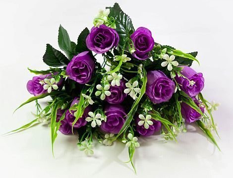 Букет роз «Крид» малый 12 цветков искусственный от магазина KALINA являющийся официальным дистрибьютором в России 