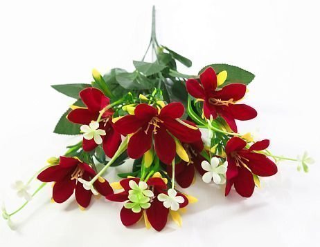 Лилия бархат7 цветков от магазина KALINA являющийся официальным дистрибьютором в России 