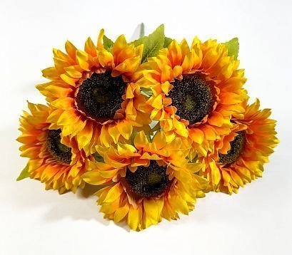 Подсолнух ""Злато" 5 цветков от магазина KALINA являющийся официальным дистрибьютором в России 